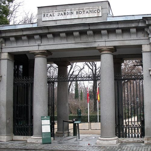 Poort naar de Real Jardín Botánico