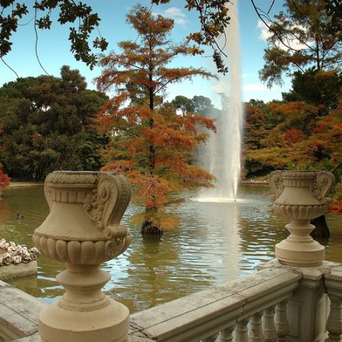 Fontein in het Retiropark