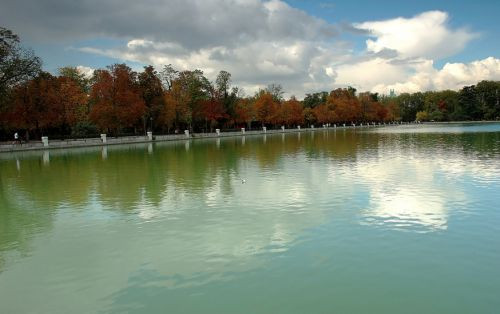 Vijver in het Retiropark