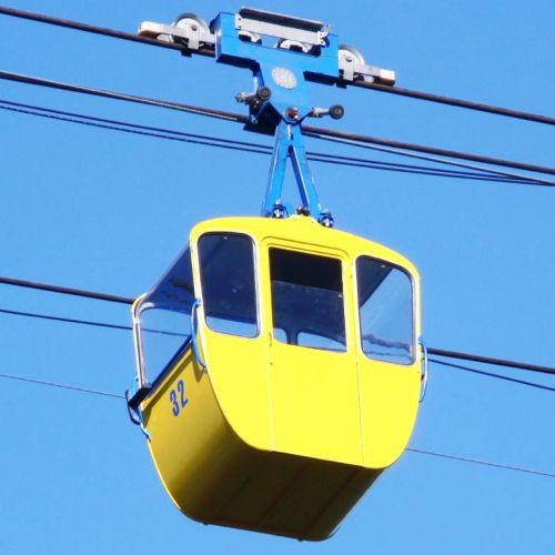 Gondel van de Rheinseilbahn
