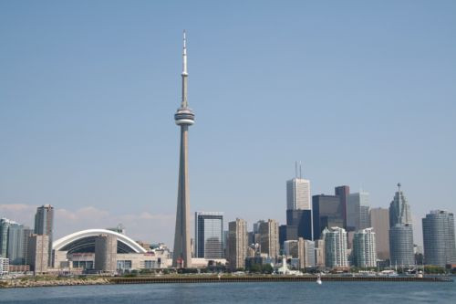 ZIcht van het Rogers Centre