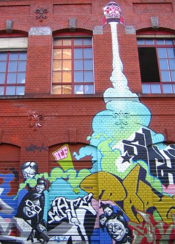 Graffiti op de Rote Fabrik