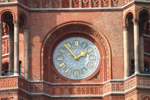 Uurwerk van het Rotes Rathaus