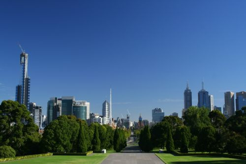 Skyline van Melbourne