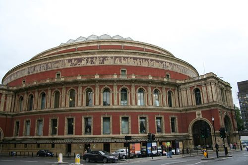 Totaalbeeld van de Royal Albert Hall