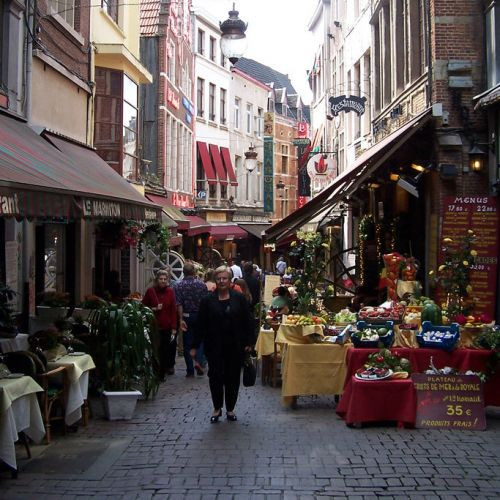 Straatbeeld van de Beenhouwersstraat