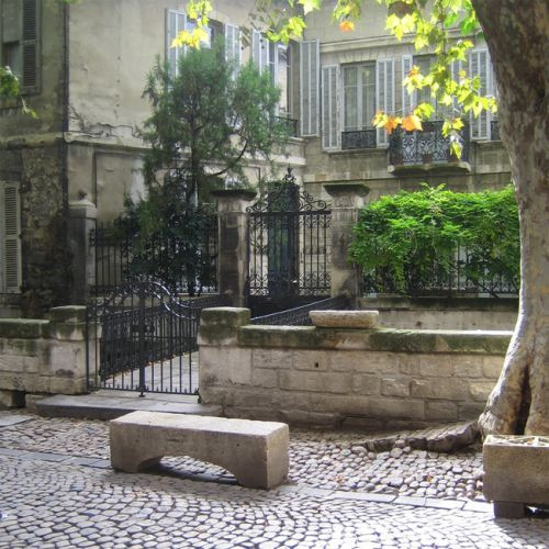 Voortuin in de Rue des Teinturiers