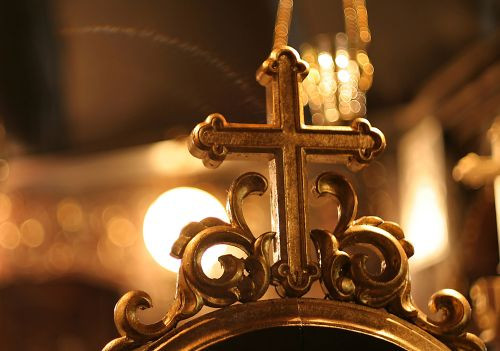 Detail in de Iglesia San Juan Bautista