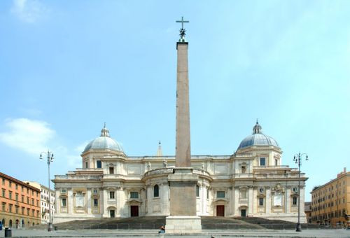 Overzicht van de Santa Maria Maggiore-basiliek