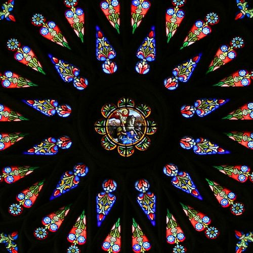 Rosette van de Santiagokathedraal