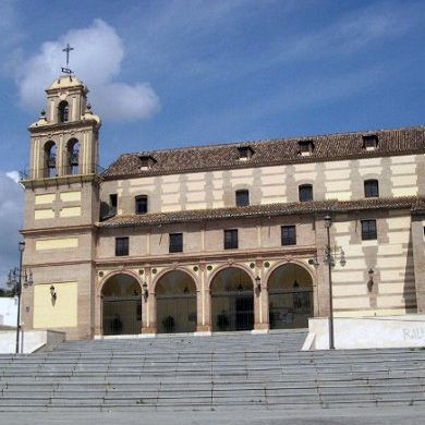 Trappen aan het Santuario de la Virgen de la Victoría