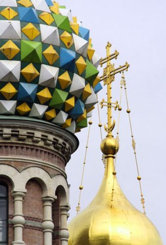 Detail van de Kerk van de Verlosser op het Bloed