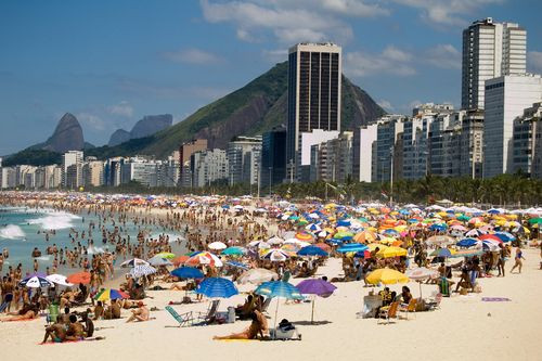 Zonnekloppers in Rio