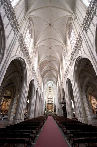 Middenbeuk van de Antwerpse kathedraal