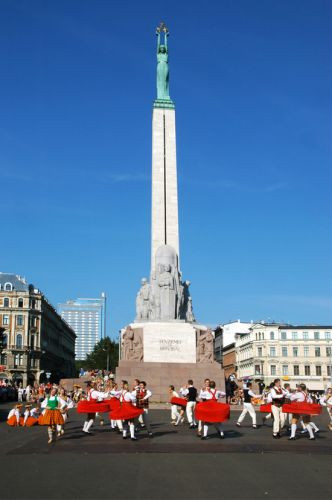 Het Vrijheidsmonument van Riga