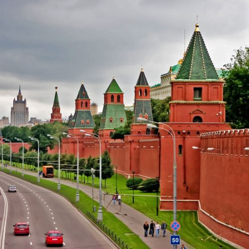 Muur rond het Kremlin