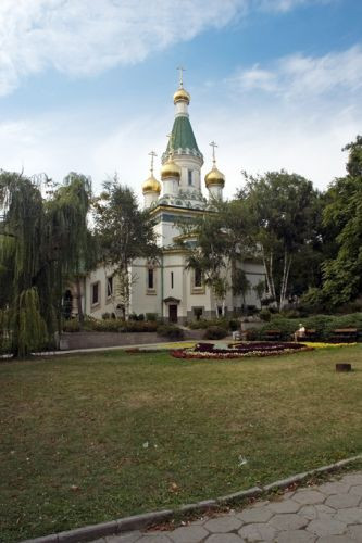 Overzicht op de Sint Nikolai-kerk