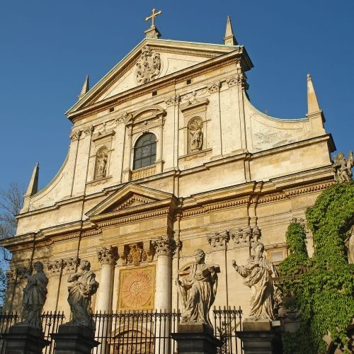 Voorkant van de Sint Pieter en Paulkerk