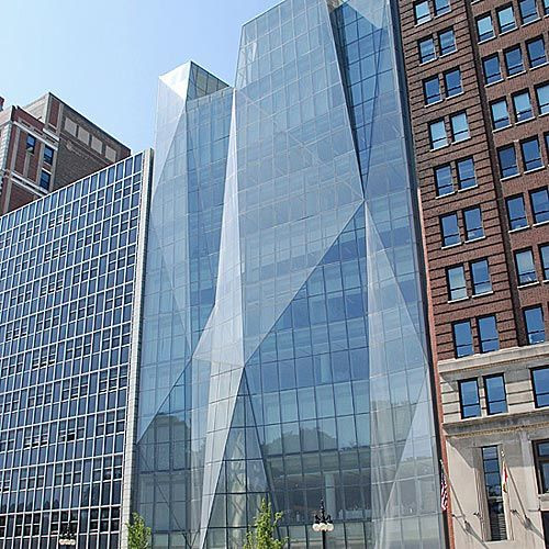 Gevel van het Spertus Museum