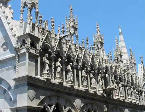 Detail van de Santa Maria della Spina