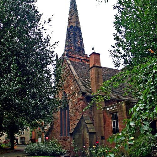 Zicht op St. Edburgha’s Church