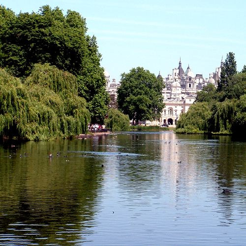 Beeld op St. James’s Lake