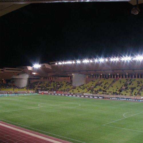 Grasmat van het Stade Louis II