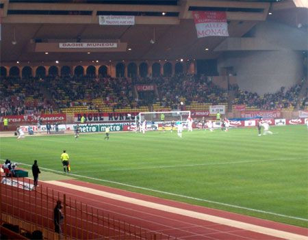 Wedstrijd in het Stade Louis II