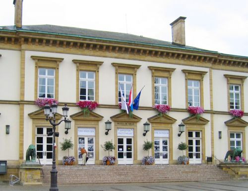 Gevel van het Stadhuis van Luxemburg