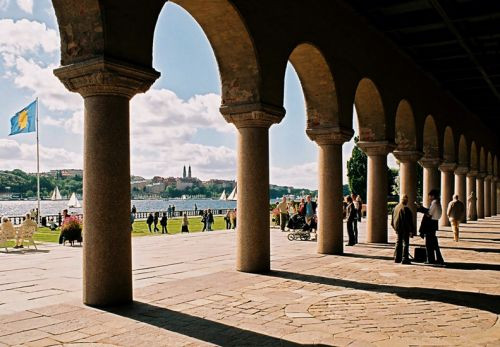 Zuilen van het Stadhuis van Stockholm