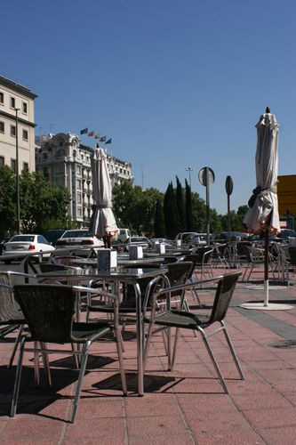 Terras aan het Station Atocha