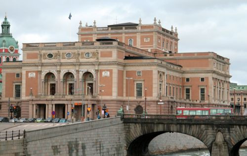 Brug bij de Kungliga Operan