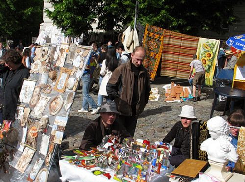 Rommelmarkt op de Andreevsky Spusk