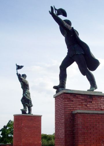 Beelden in het Szoborpark