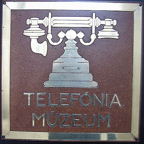 Naambord van het Telefoonmuseum