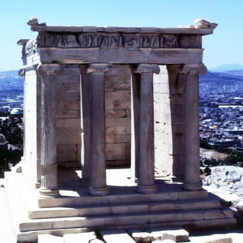 Restanten van de Tempel van Athena-Nikè
