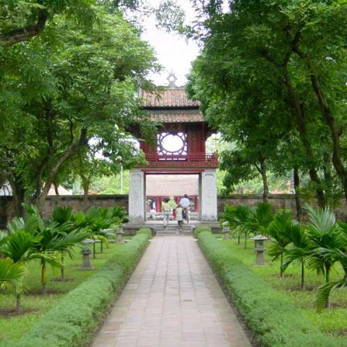 Pad aan de Temple of Literature