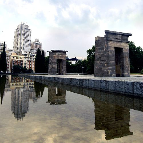 Bouwsels van de Templo de Debod