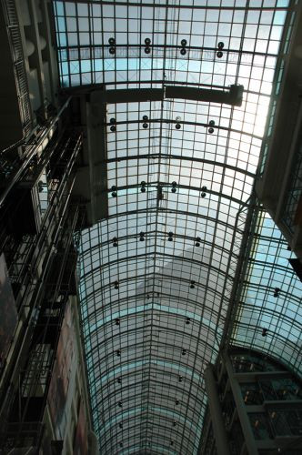 Plafond van het Toronto Eaton Centre