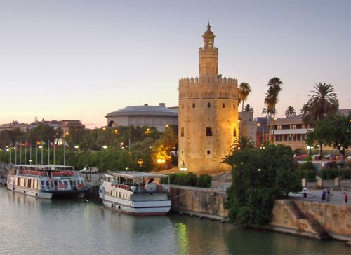 Schemerbeeld in Sevilla