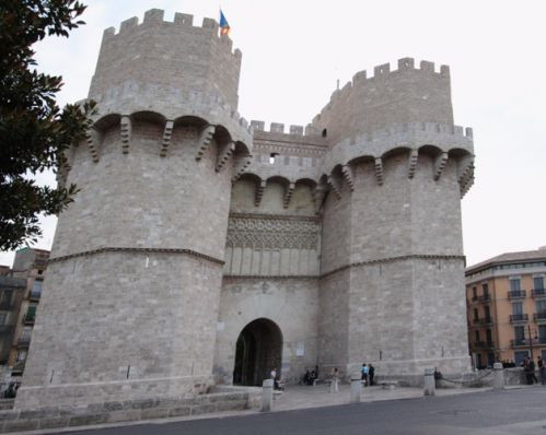 Oude muur in Valencia