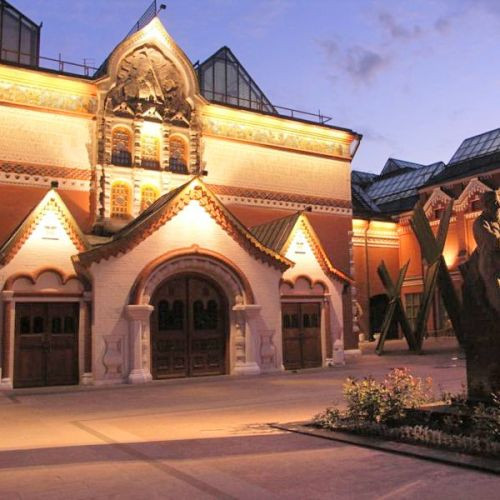 Avondbeeld aan de Tretjakovgalerij