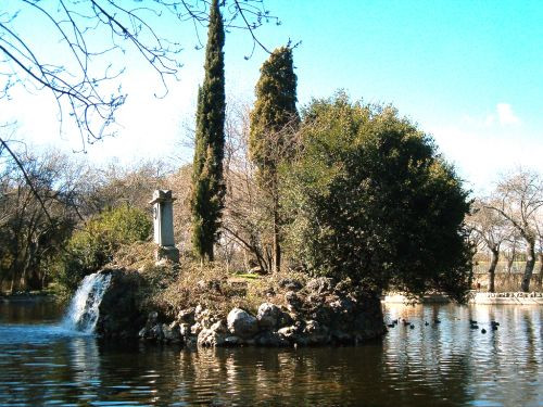 Meer in het Parque de El Capricho