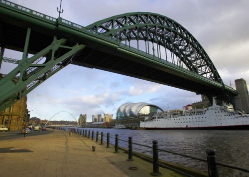 Onder de Tyne Bridge