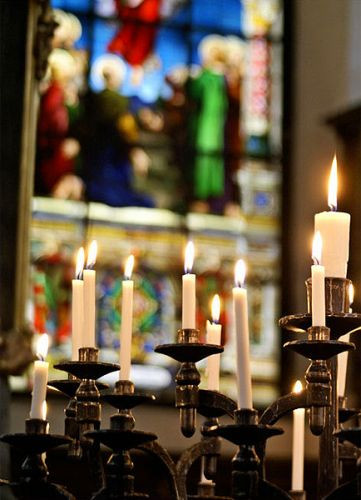 Kaarsen in de Tyska Kyrkan