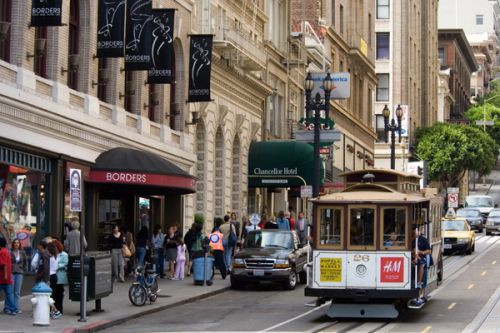 Tram op Union Square