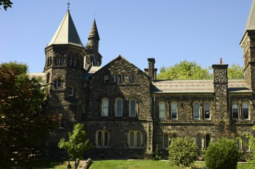 Zicht op de Universiteit van Toronto