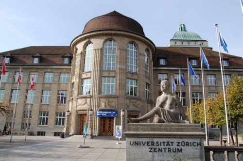 Ingang van de Universiteit van Zürich