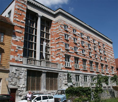 Gebouw van de Universiteit van Ljubljana
