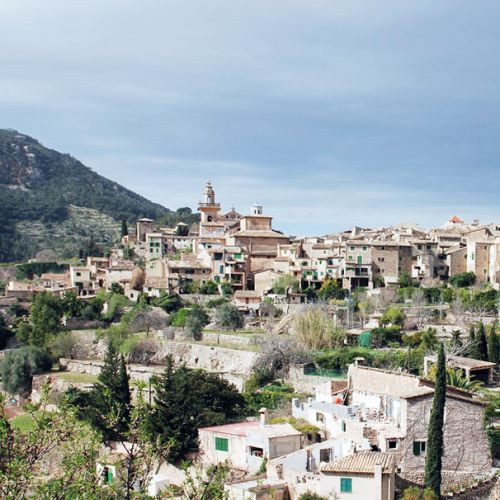 Zicht op Valldemossa